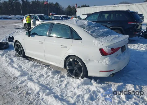 2016 Audi A3 2.0T Premium z USA, uszkodzony, nr VIN WAUB8GFF1G1108960